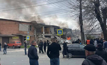 При ЧП на складе во Владикавказе предварительно пострадали четыре человека