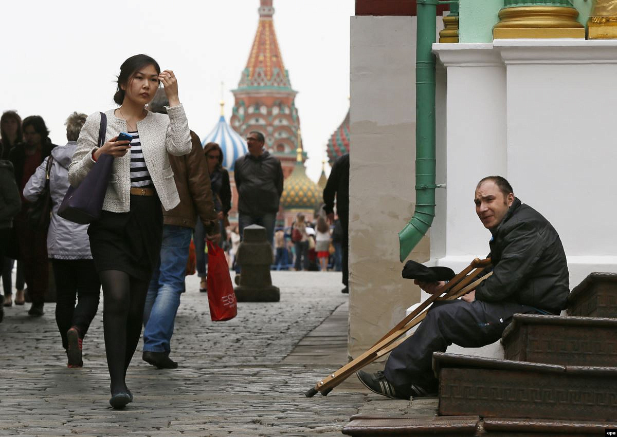 Треть россиян считает себя бедными