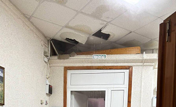 В детском саду в Самаре частично обрушился потолок