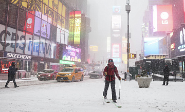 Снежная буря в США затронула свыше 200 миллионов человек