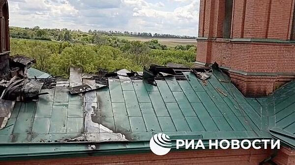 При атаке дрона на храм в Белгородской области никто не пострадал