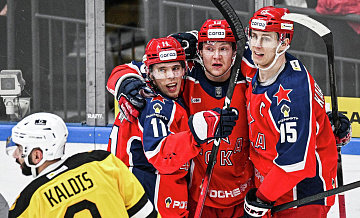 ЦСКА четвертый раз по ходу сезона обыграл "Северсталь" в матче КХЛ