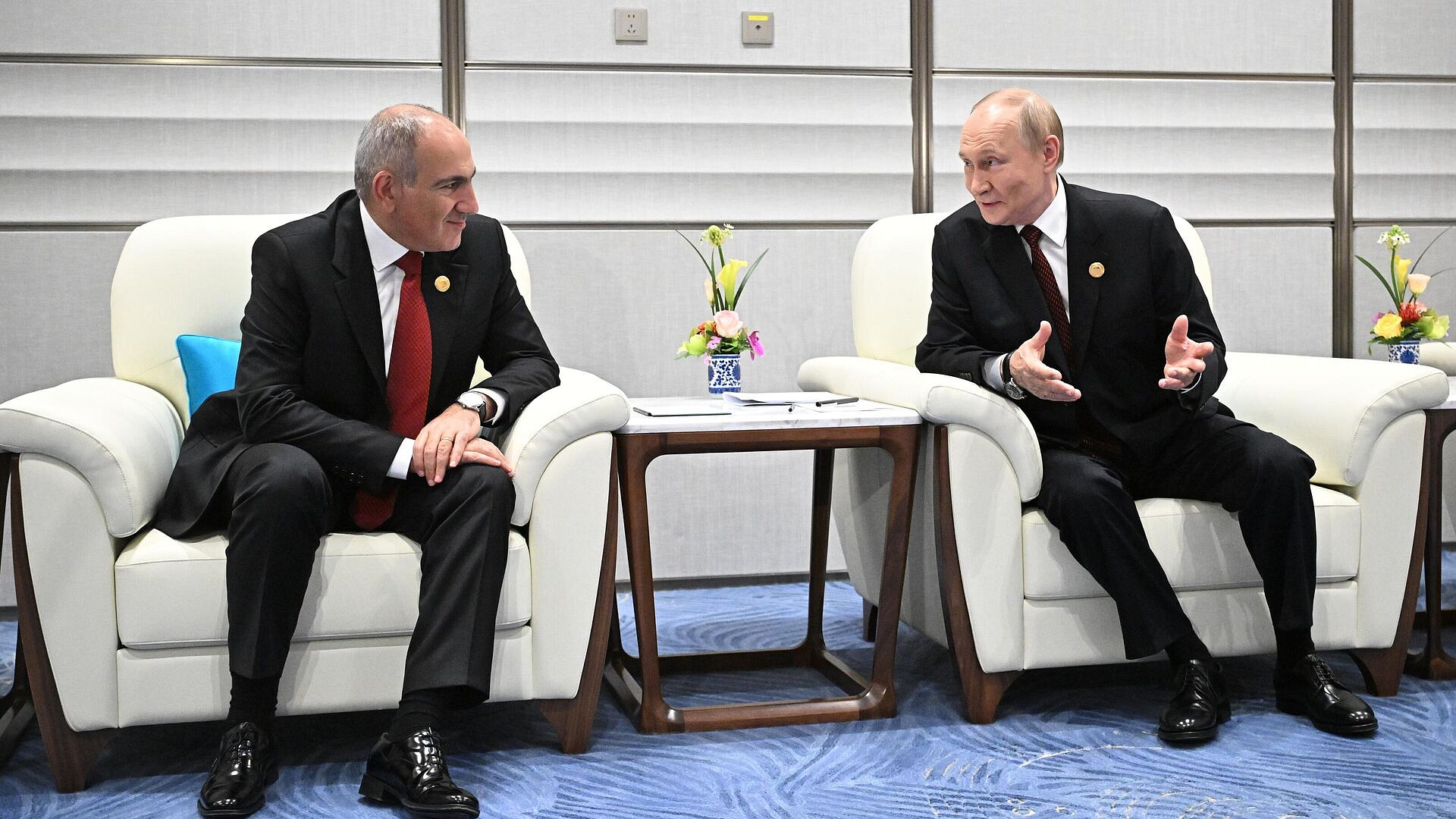 В Кремле рассказали о возможной встрече Путина и Пашиняна