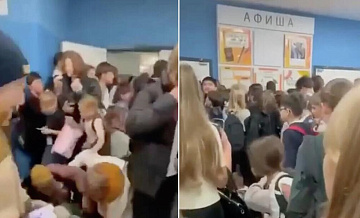 В московской школе произошла давка