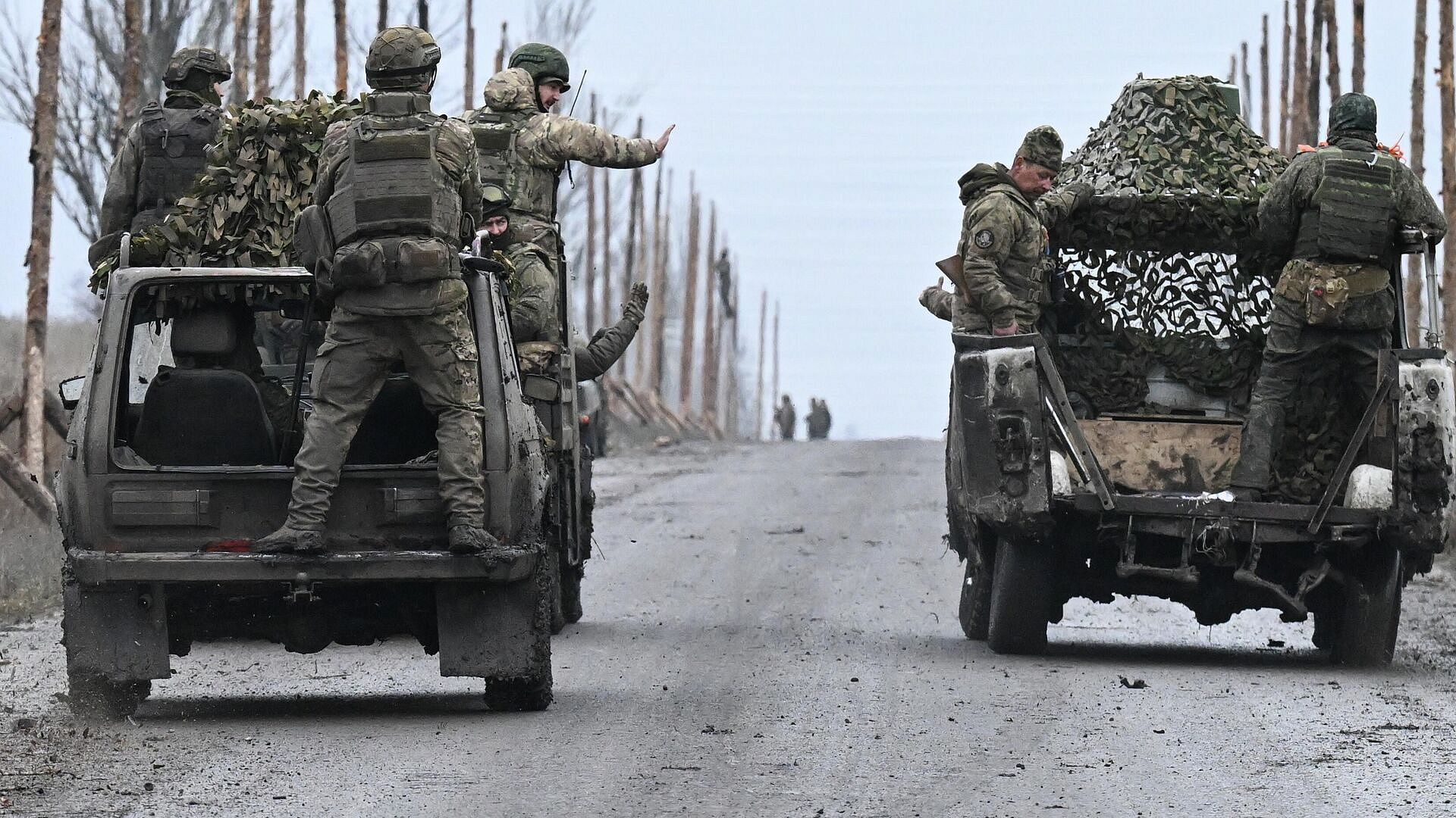 Российские бойцы продвигаются в районе Гуляйполя