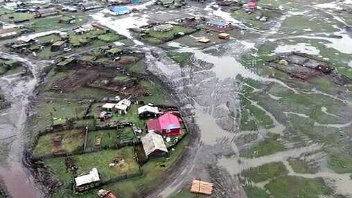 В Якутии более 30 дворовых территорий освободилось от воды