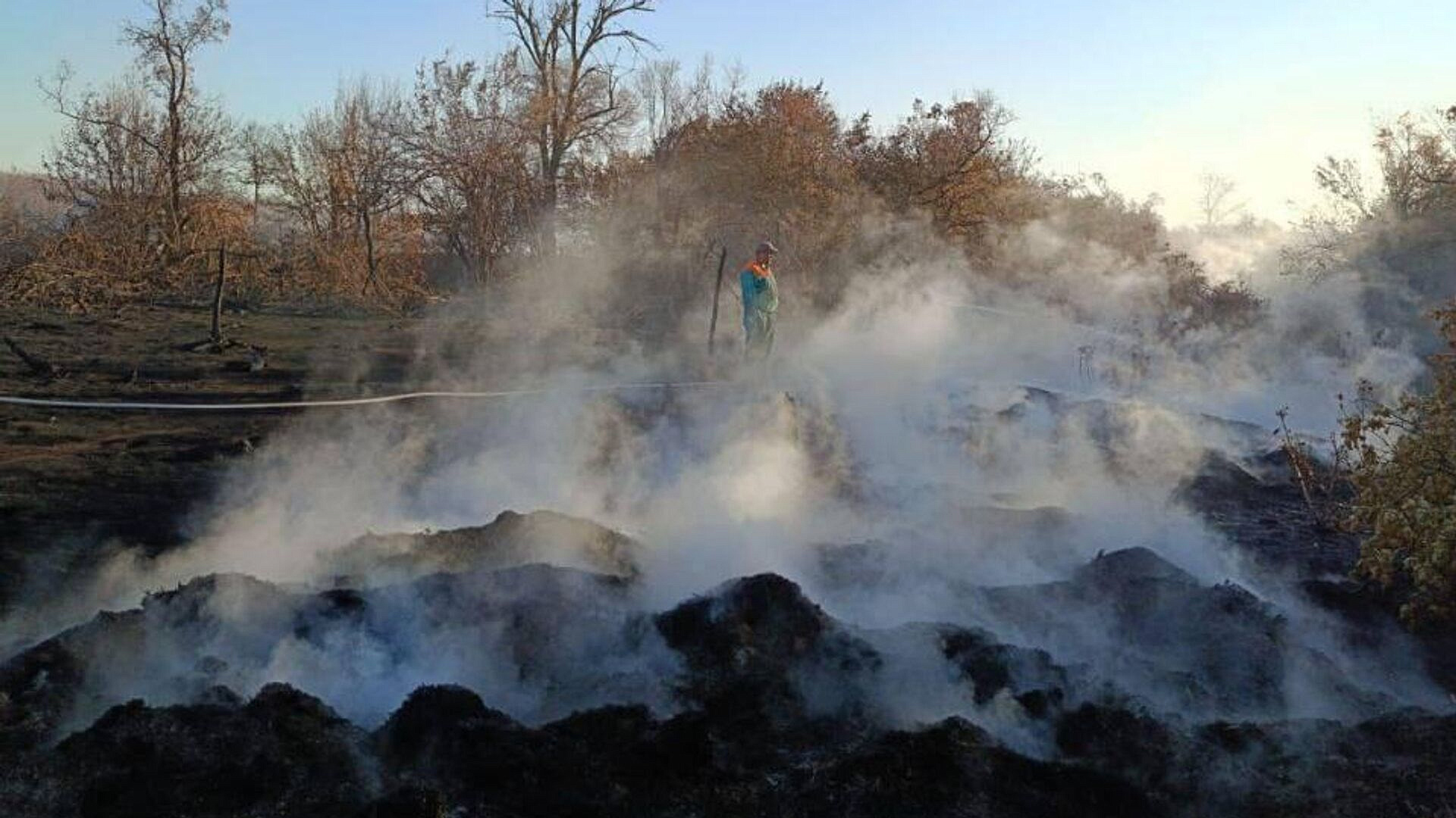 На Кубани объявили высокой уровень пожароопасности