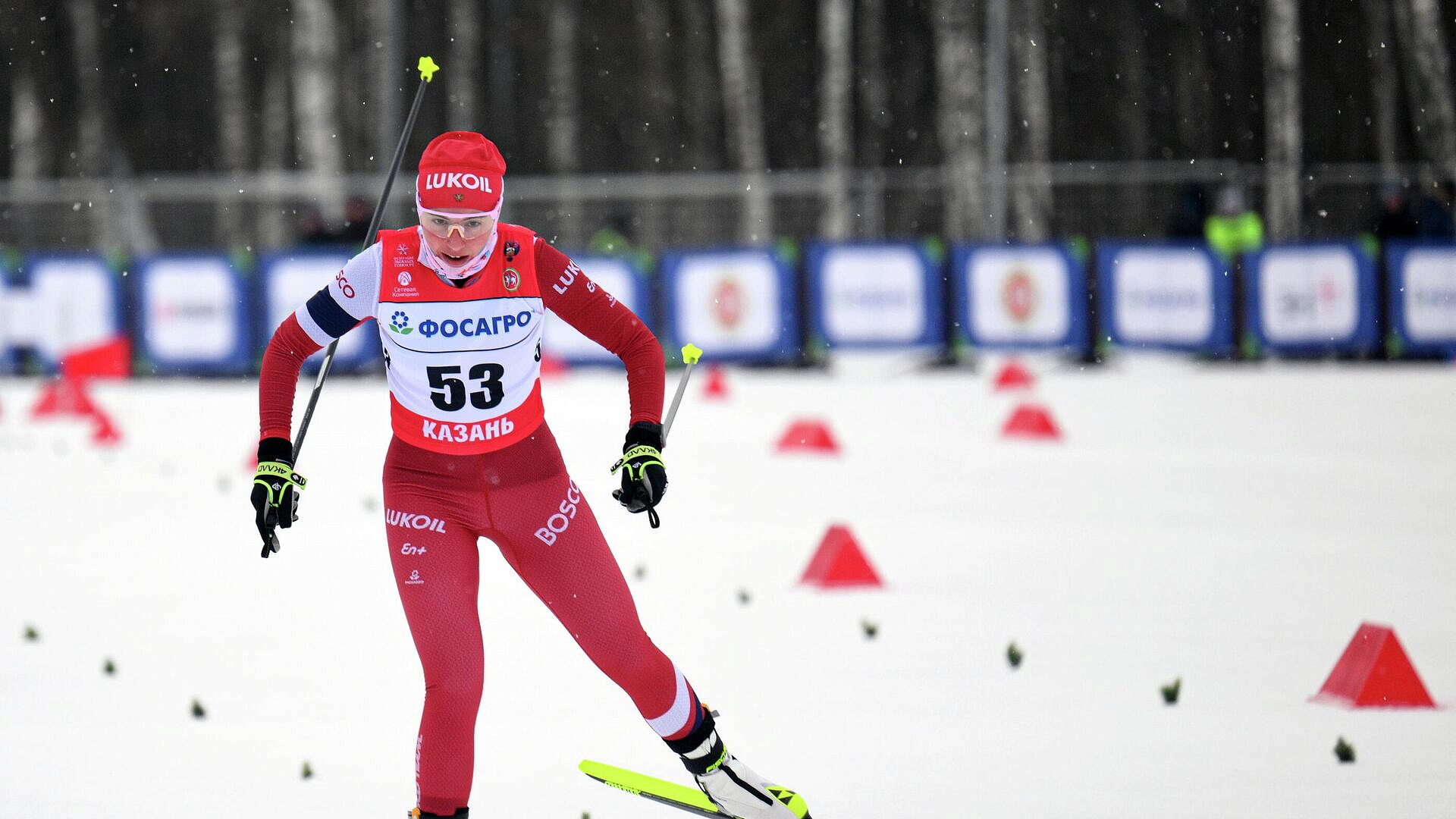 Гончарова выиграла масс-старт на чемпионате России по лыжным гонкам