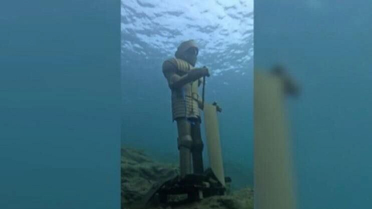 Со дна Байкала убрали железного рыцаря после вмешательства прокуратуры