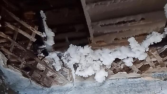 На окраине Омска обрушилась крыша многоквартирного дома