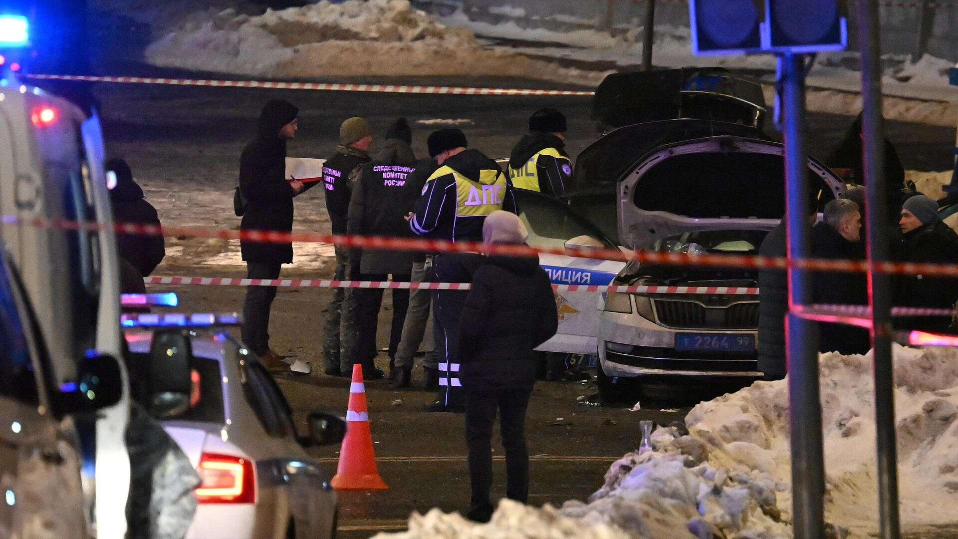 В Москве рассказали о состоянии пострадавших при взрыве полицейских