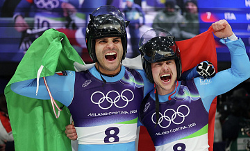 Итальянские саночники завоевали золото Олимпийских игр в двойках