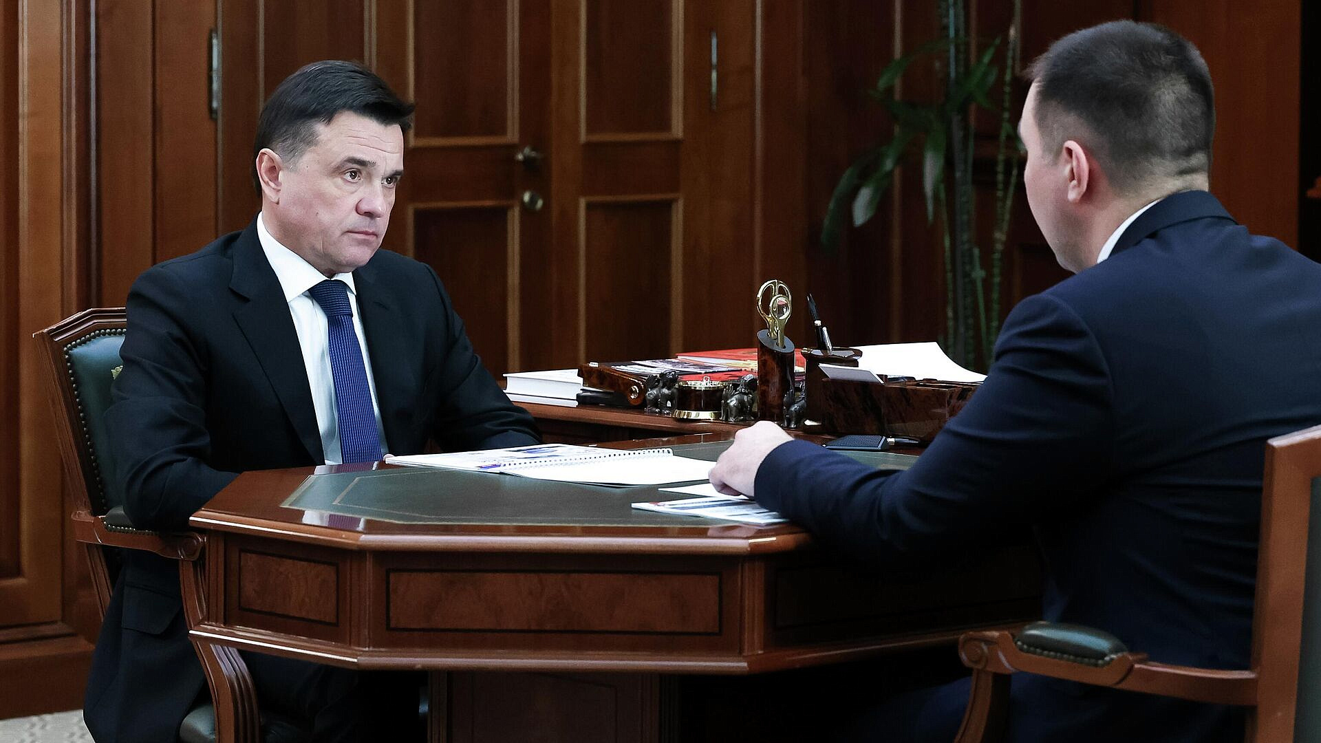 Воробьев обсудил строительство соцобъектов с главой горокруга Жуковский