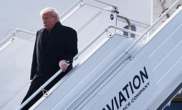Трамп был вынужден ждать, чтобы ему освободили место в вертолете