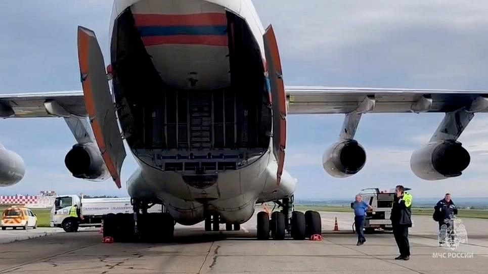 В Москву вылетел спецборт ИЛ-76 с девятью пострадавшими на АГХК