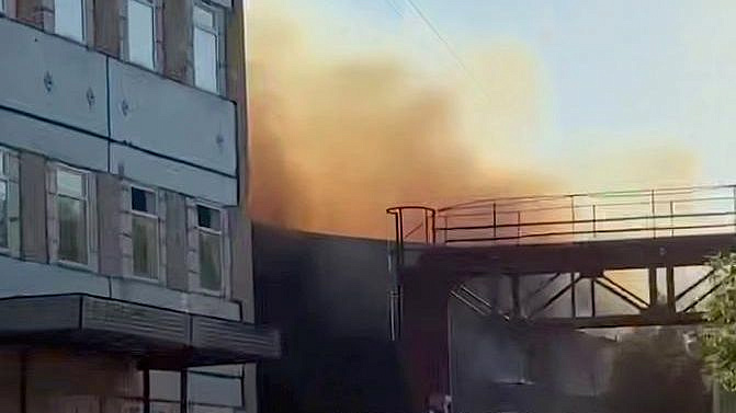 Площадь пожара в швейном цехе в Серпухове составила 4000 квадратных метров
