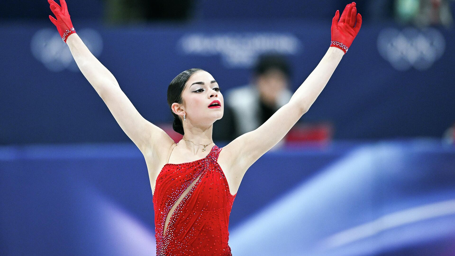 Петросян сделала символический удар перед началом матча "Спартака"