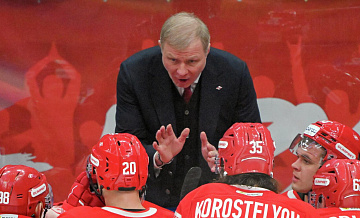 Тренер "Спартака" вернется к работе к концу регулярного чемпионата КХЛ