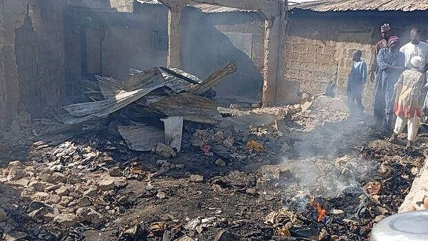 В Нигерии произошел пожар в общежитии школы