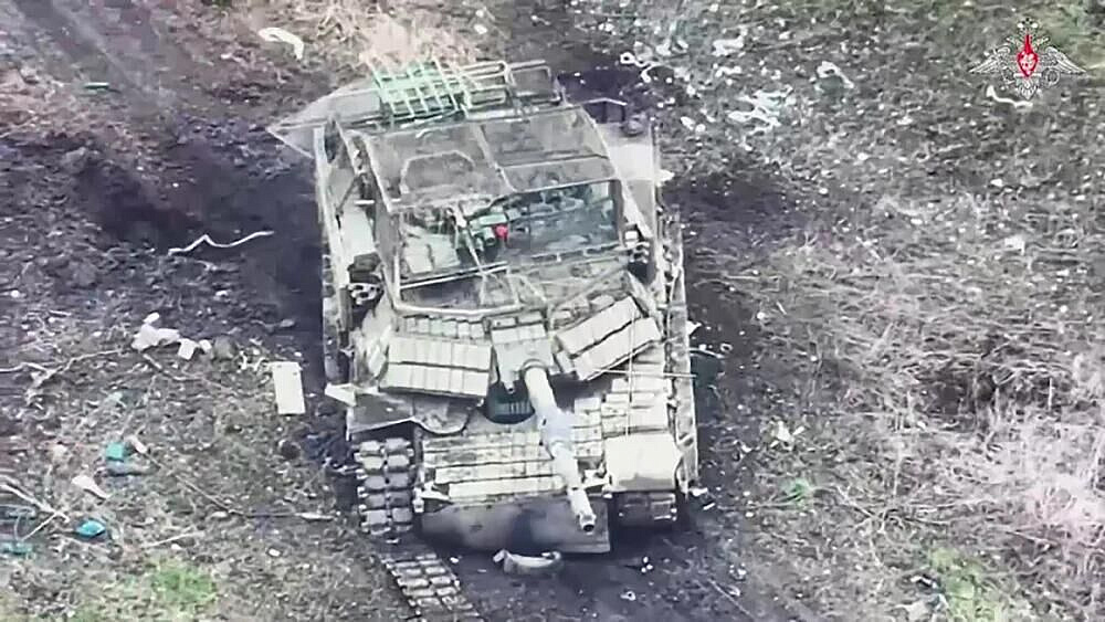 Боец обнаружил танк Abrams под Херсоном