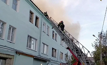В Иваново площадь пожара в общежитии увеличилась до 650 квадратных метров