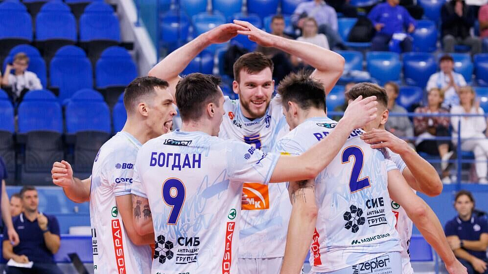 Волейболисты "Динамо" одержали пятую победу подряд в Суперлиге