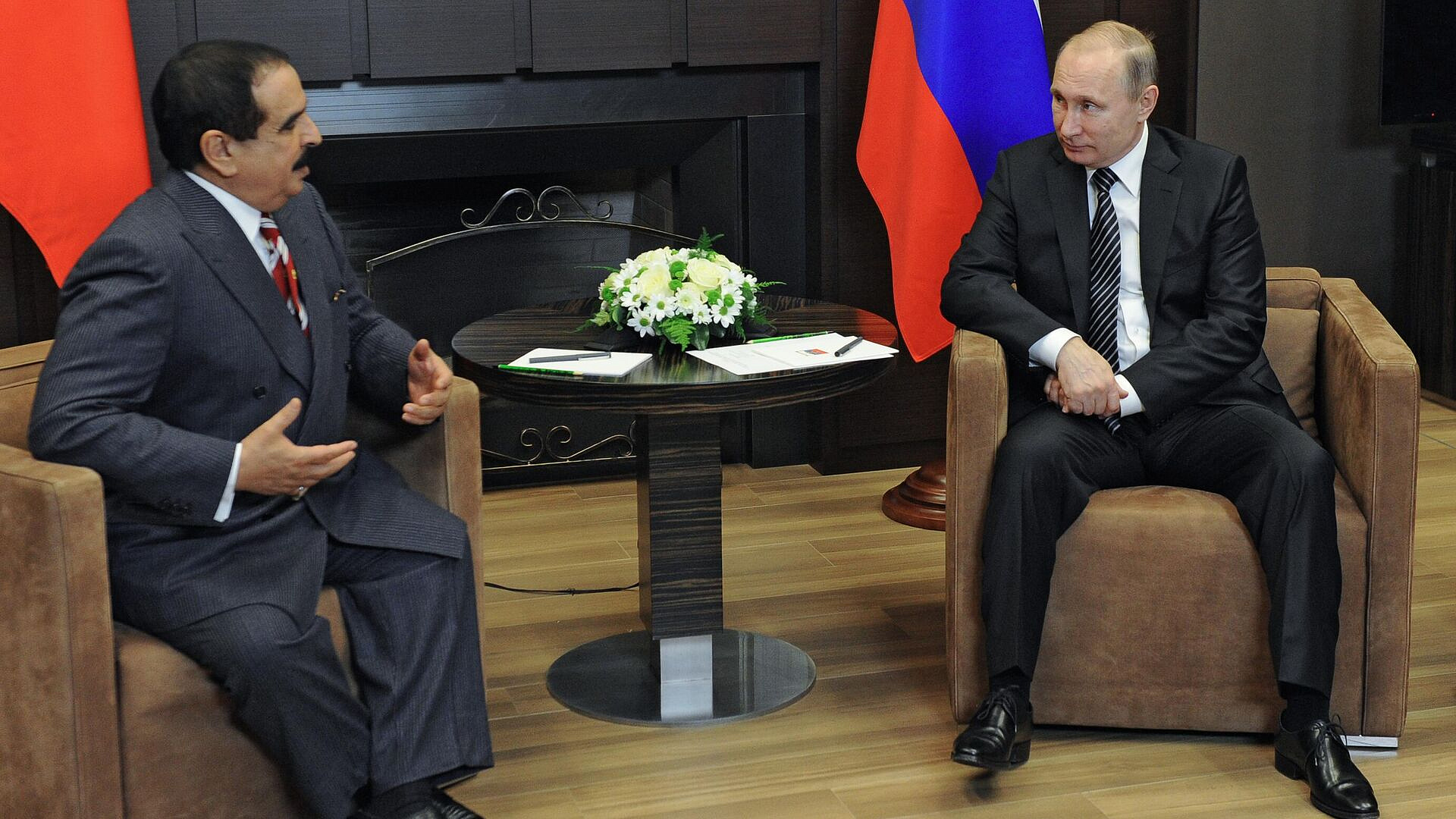 Путин и король Бахрейна обсудят перспективы сотрудничества