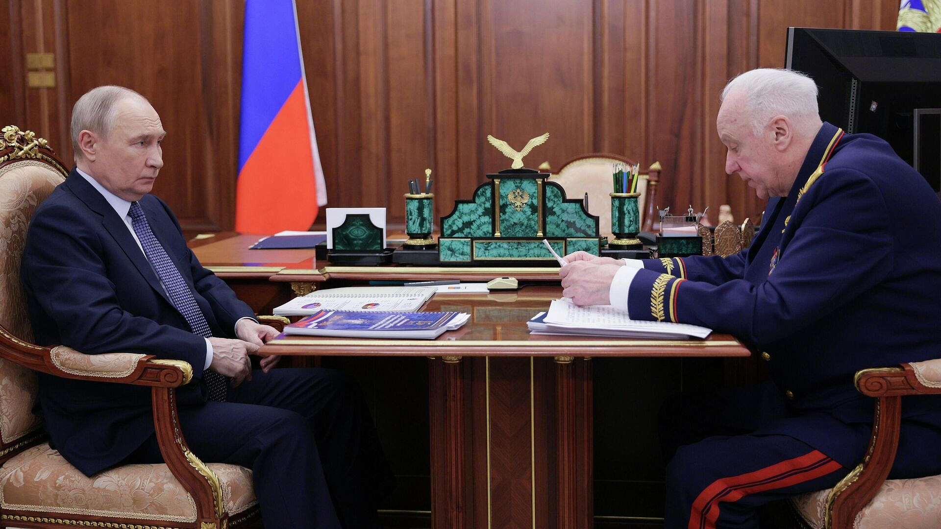 Путин обсудил с Бастрыкиным работу СК в новых регионах