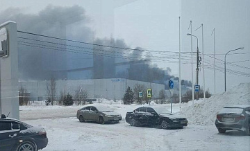 В Калуге потушили пожар на бывшем заводе Volkswagen