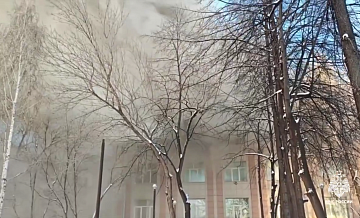 Пожар в здании колледжа в Новосибирске локализовали
