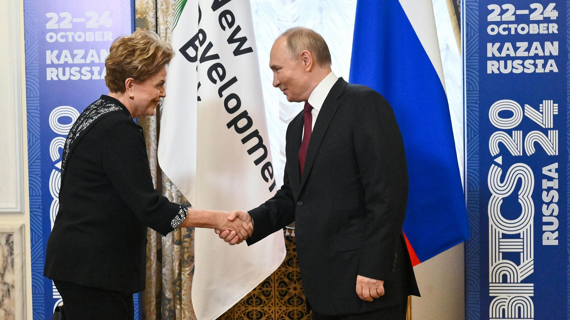 Путина проводит встречу с президентом Нового банка развития БРИКС