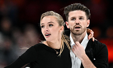 Фигуристы Степанова и Букин победили в ритм-танце в Финале Гран-при России