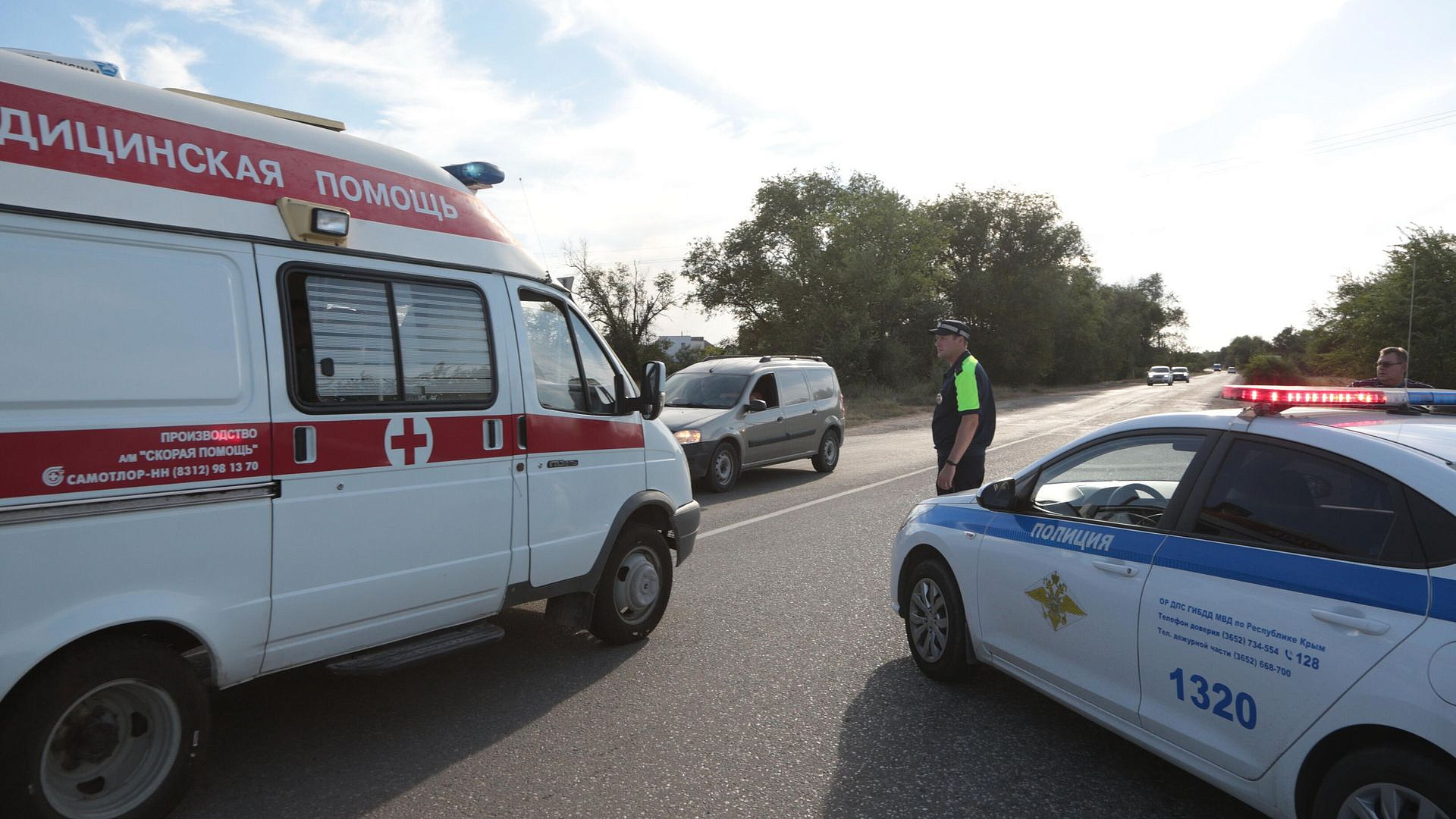 В результате атаки на Крым погиб человек