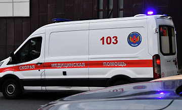 В Красноярском крае автобус съехал в кювет