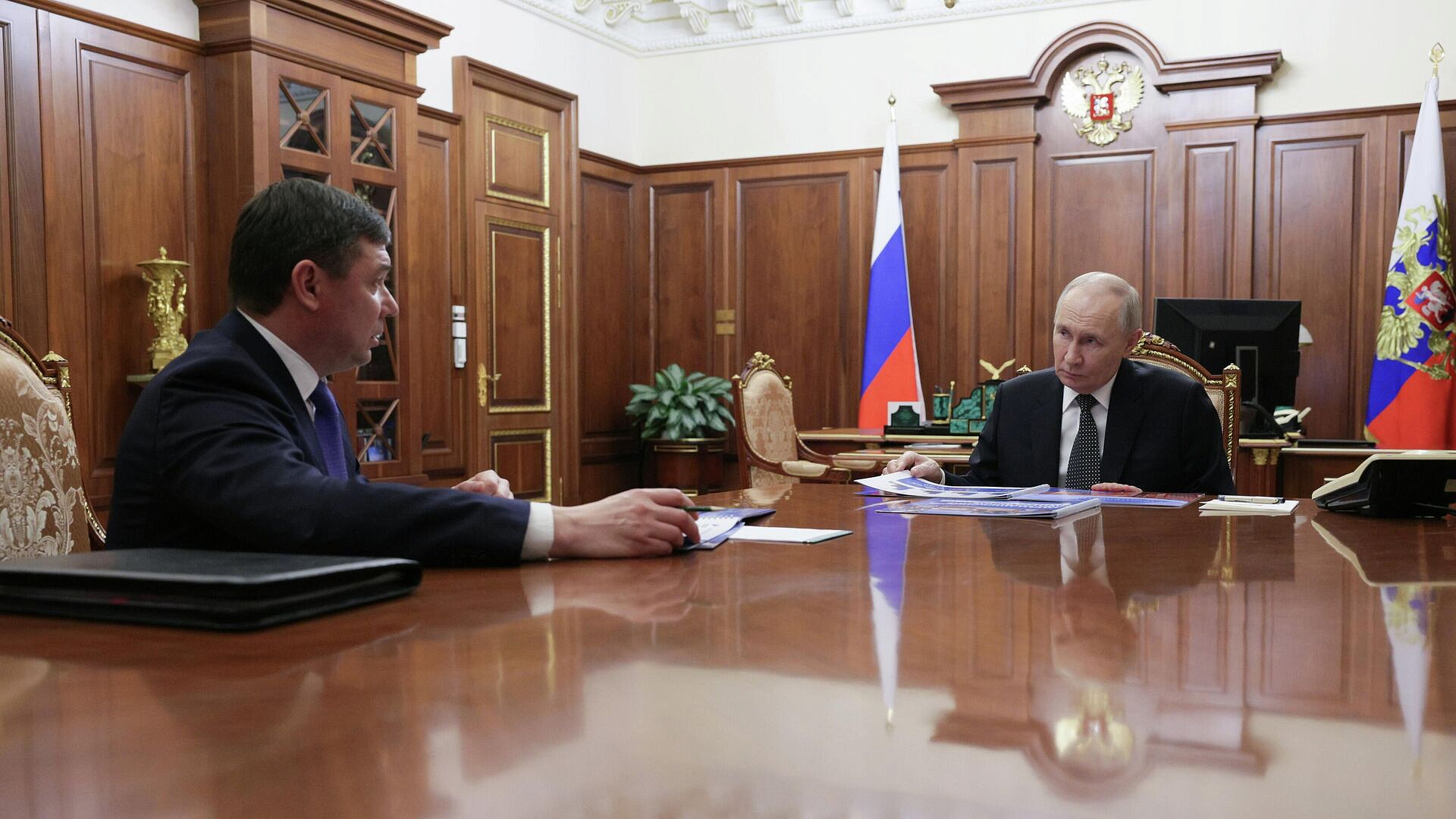 Губернатор Тамбовской области рассказал Путину о рекордном урожае зерна