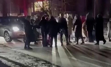 Жители Одессы перекрыли дорогу из-за отсутствия света