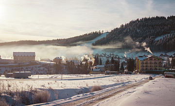Подъемник загорелся после блэкаута на горнолыжном курорте Буковель