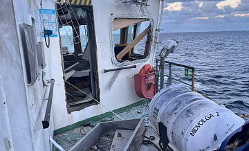 Российское судно, атакованное близ Турции, своим ходом дошло в порт