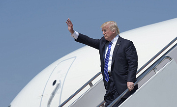 Новый американский президентский борт покрасят в любимые цвета Трампа