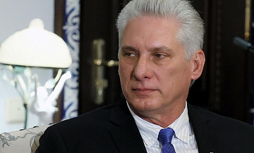 Куба получает слова поддержки из-за рубежа, заявил президент страны