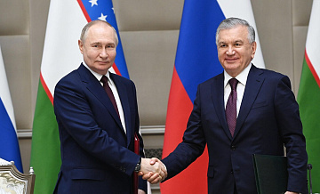 Путин провел переговоры с главой Узбекистана в Кремле