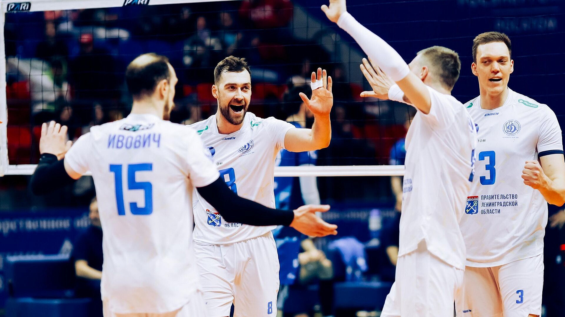 Волейболисты "Динамо-ЛО" обыграли "Ярославич" в матче Суперлиги