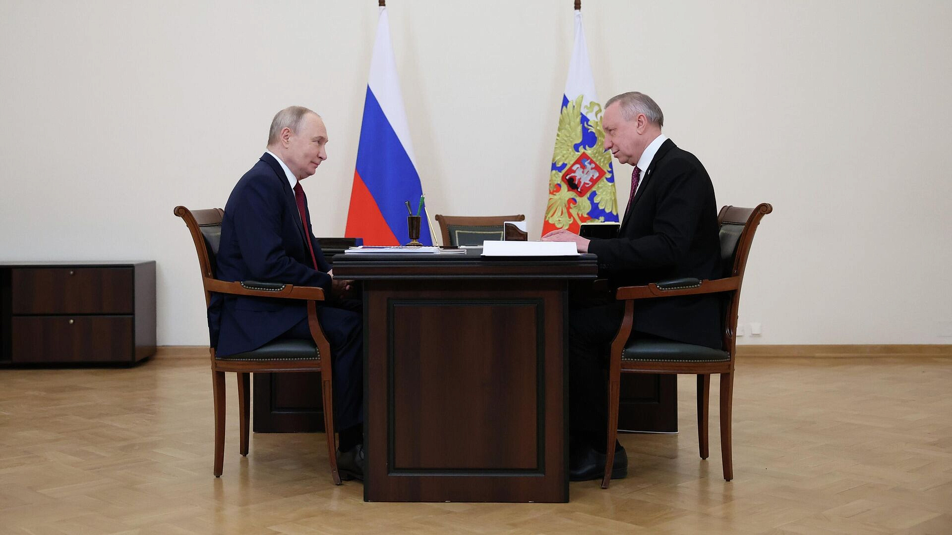 Беглов рассказал Путину о фонтане на Аллее Чернобыльцев в Петербурге