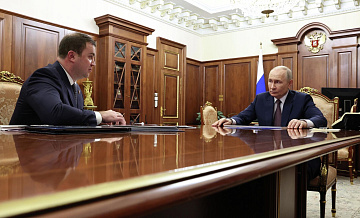 Путин обсудил с Хоценко инвестиции в Омской области