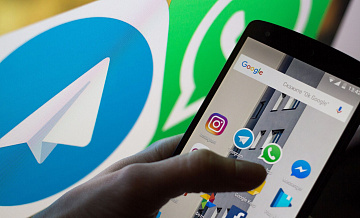 � ������ �� ��������� ��������� Telegram � WhatsApp