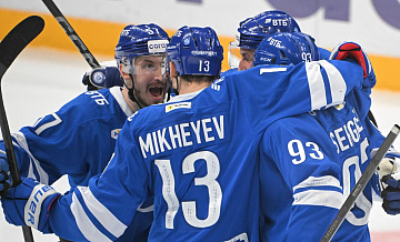 Московское "Динамо" обыграло ЦСКА в матче КХЛ