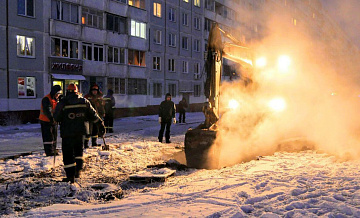 В Новосибирске 58 домов остались без тепла из-за аварии на теплосетях