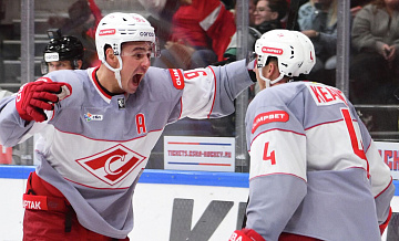 "Спартак" одержал третью победу подряд в КХЛ