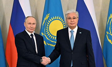 Путин и Токаев отметили позитивную динамику торгового сотрудничества