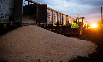 В Киеве потребовали от польских фермеров компенсацию за рассыпанное зерно